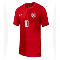 Dámy Fotbalový dres Kanada Jonathan David #10 MS 2026 Domácí Krátký Rukáv